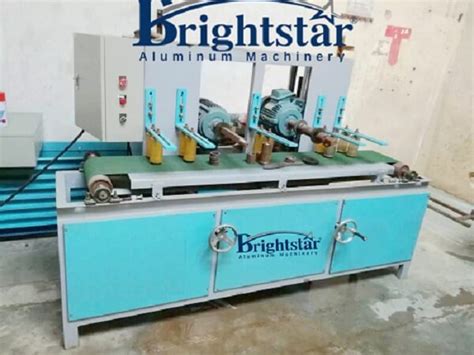 Double Shaft Aluminum Profile Brushing Machine