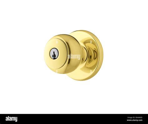 Golden Door Knob Stock Photo Alamy