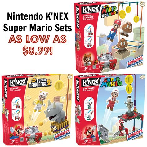 Nintendo K NEX Super Mario Sets As Low As 8 99 Lowest Prices