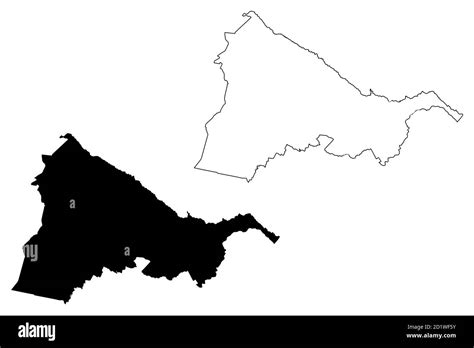 Kiambu County Republic Of Kenya Central Province Map Vector