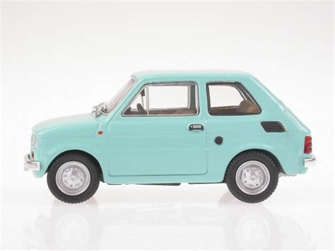 Fiat 126 Türkis Modellauto Starline 1 43