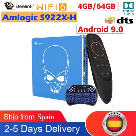 Beelink GT King Pro WiFi 6 Smart TV BOX Android 9 0 4GB 64GB DDR4