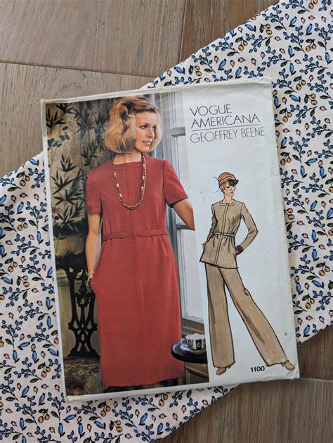 S Bogue Americana Geoffrey Beene Sewing Pattern Etsy