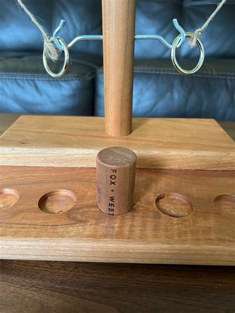 Table Top Ring Toss Game Double Ring Toss Game Ring Toss Etsy