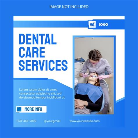 Premium Psd Dental Care Social Media Banner And Instagram Post Template