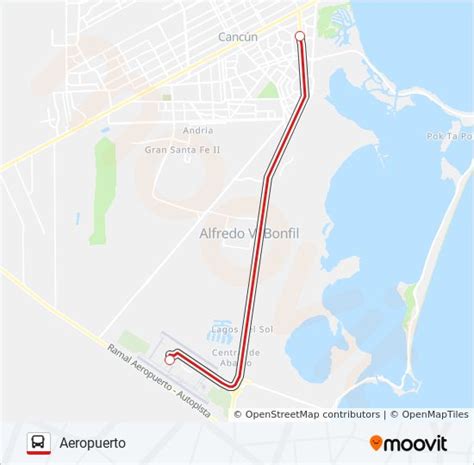 Ruta Aeropuerto Cancun Centro Horarios Paradas Y Mapas Aeropuerto