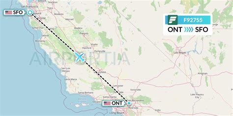 F92755 Flight Status Frontier Airlines Ontario To San Francisco FFT2755