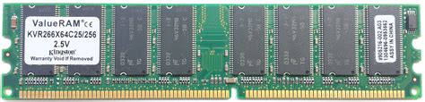 DDR 256MB 266Mhz PC2100 Kingston KVR266X64C25 256 DomoticX