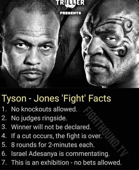 The Rules For This Weekend's Mike Tyson Vs Roy Jones Jr Fight Are An ...