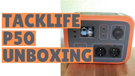 Tacklife P50 500Wh Portable Power Station Unboxing YouTube