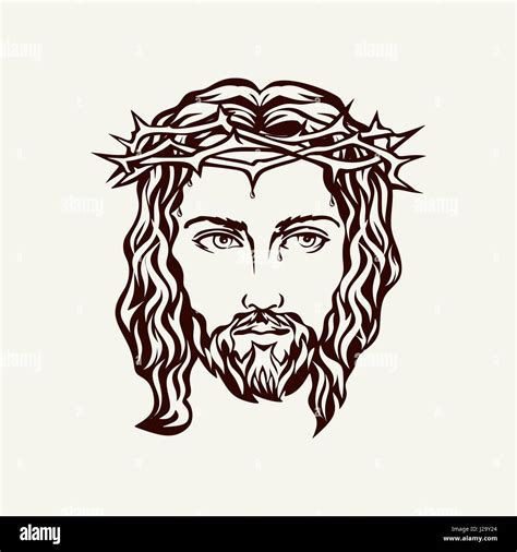 Cara del Señor Jesucristo Imagen Vector de stock Alamy