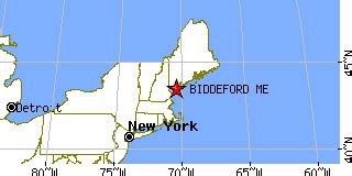 Biddeford, Maine (ME) ~ population data, races, housing & economy