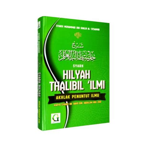 Jual Syarah Hilyah Thalibil Ilmi Shopee Indonesia