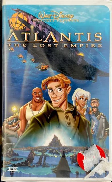 Walt Disney S Atlantis The Lost Empire Vhs 2001 Clamshell Blockbuster Rental 6 65 Picclick Au