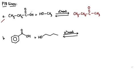 Draw The Condensed Structural Or Line Angle Formula For The Ester Formed In Each Of The