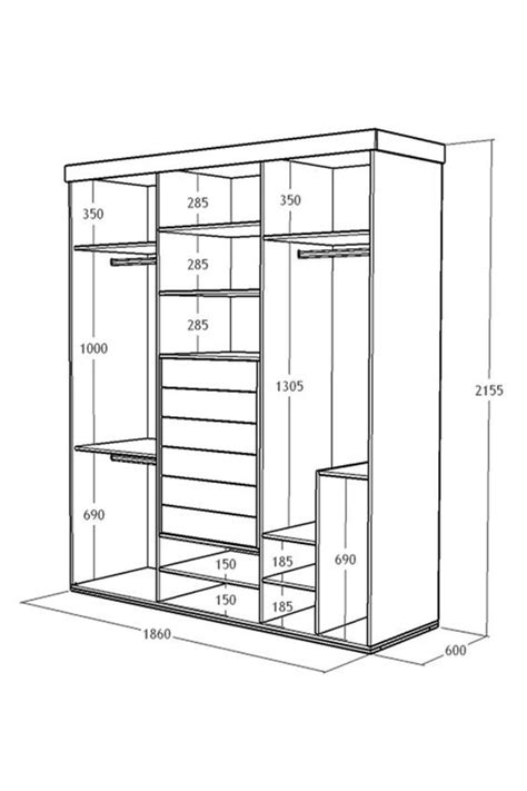 Medidas de closet básico 216x186x60 cm hazlo tu mismo DIY facil para