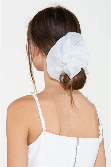 Organza Super Scrunchie Scrunchie Hairstyles Hair Styles Hair Images