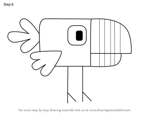 How To Draw Polly The Parrot From Wow Wow Wubbzy Wow Wow Wubbzy