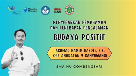 Aksi Nyata Diseminasi Budaya Positif Modul Youtube