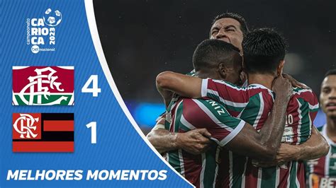 Fluminense 4 X 1 Flamengo Melhores Momentos CariocÃo Betnacional