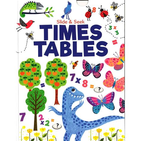 หนงสอตางประเทศ BBW หนงสอ Slide Seek Times Tables ISBN