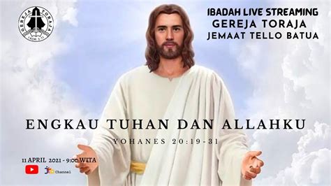 Ibadah Minggu Gereja Toraja Jemaat Tello Batua Minggu 11 April 2021