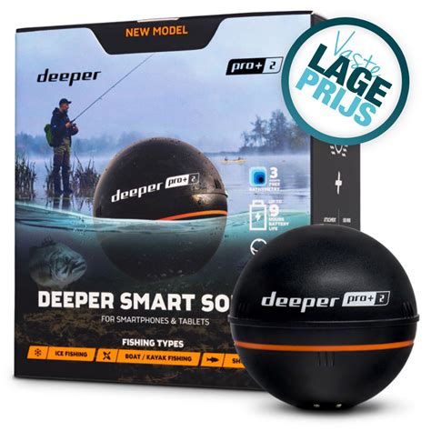 Deeper Fishfinder Pro 2 Zunnebeld