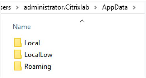 In Citrix UPM What Is The Intent Or Role Of A Roaming Profile Folder