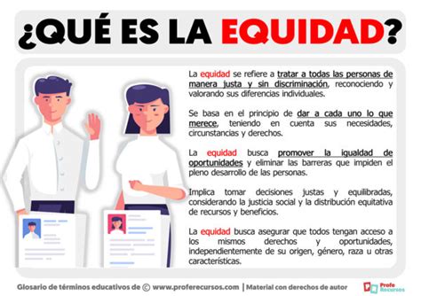 Qué es la Equidad Definición de Equidad