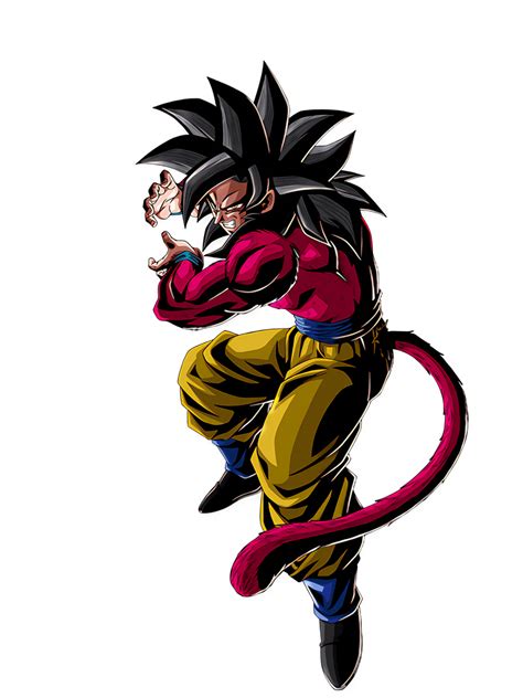 Lr Int Ssj4 Goku Render Dokkan Battle By Robzap18 On Deviantart