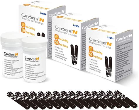 Amazon CareSens N Blood Glucose Test Strips 150 Ct Only For