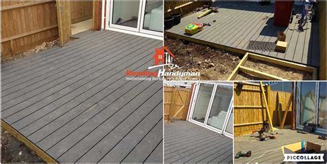 composite decking area installation  reading