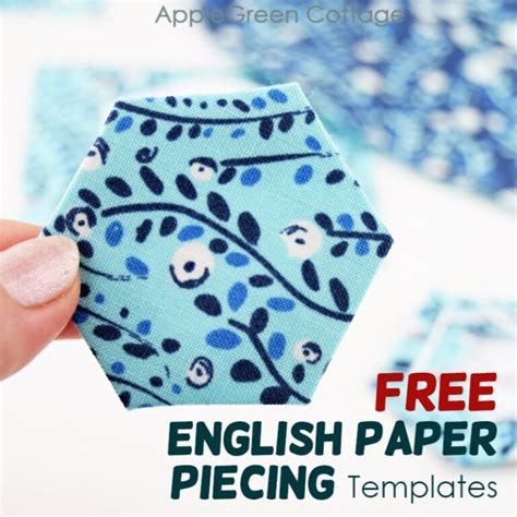 Free Hexagon Templates For English Paper Piecing