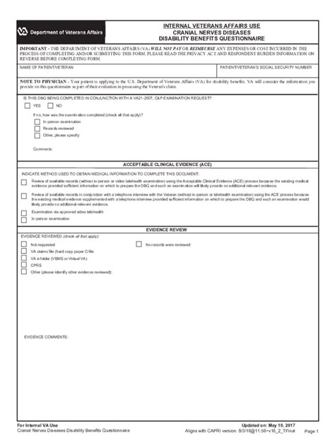 Fillable Online Va Form 21 0960c 3 Fax Email Print Pdffiller