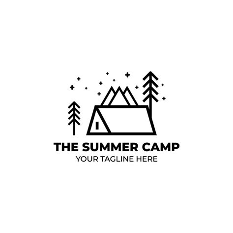 Summer Camp Logo Template #202558 - TemplateMonster