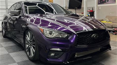 Q50 Gets Full Color Change Ravoony Midnight Purple YouTube