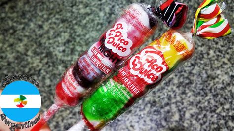 Nuevo Pico Dulce Night sabor Energy Guaraná y Original Clásico Tutti