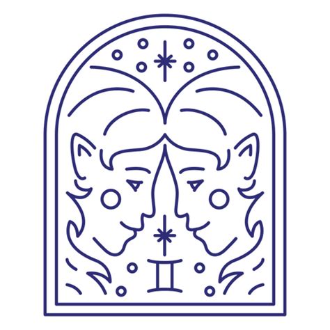 Design Png E Svg De Signo De Gêmeos No Horóscopo Para Camisetas