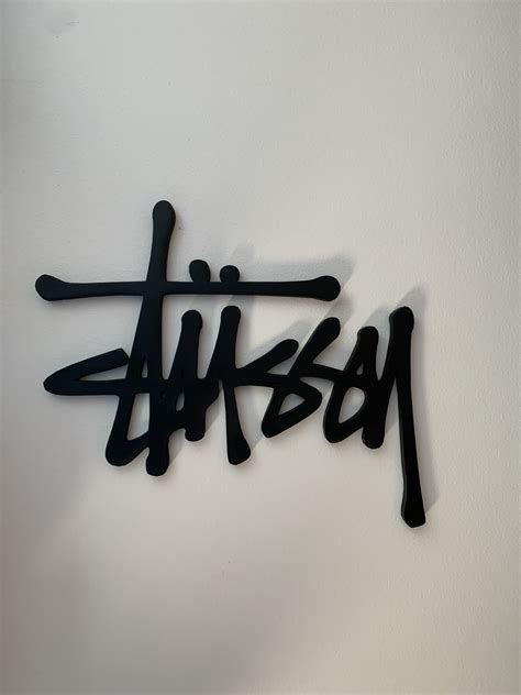 Imprimer En D Deco Mural Stussy Fabriqu Avec Une Imprimante D