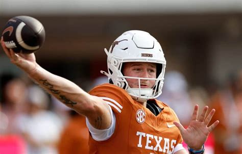 Texas Qb Quinn Ewers To Start Vs Oklahoma As Arch Manning Returns To