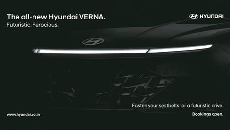 Hyundai Verna Launch On St March Bookings Open Drivespark News