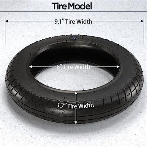 Itx R01 10 X 2 Tire And Inner Tube 10 Inch Tire ＆ Tube Set Replacement