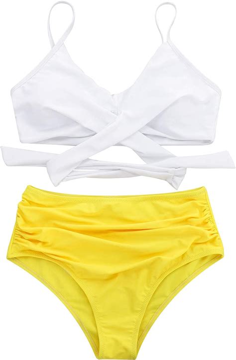 Zldhxyf Bikini Sport Costume Da Bagno Set Due Pezzi Costumi Da Bagno