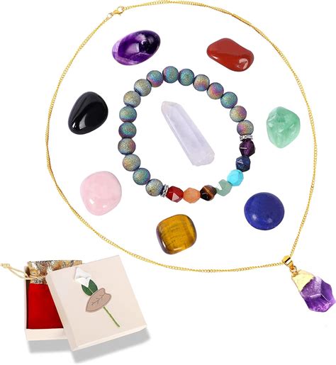 Buy Chakra Healing Crystals Set, Chakra Stones and Crystals Set Healing ...