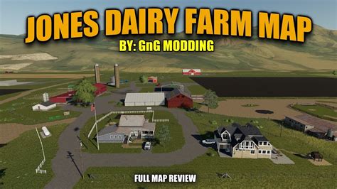 Farming Simulator 19 Jones Dairy Farm Map V10 Map Mod Review Youtube