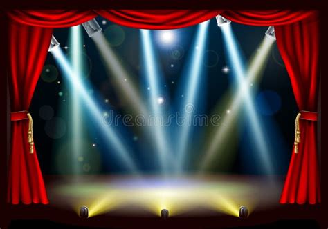 Stage and Audience stock vector. Illustration of concert - 858782