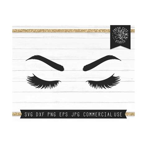 Eyelashes Svg Cut File Eyebrows Svg Lashes Svg Lash Exten Inspire