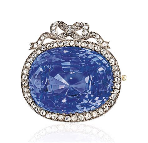 Sapphire And Diamond Brooch Faberg Brooch Diamond Christie S