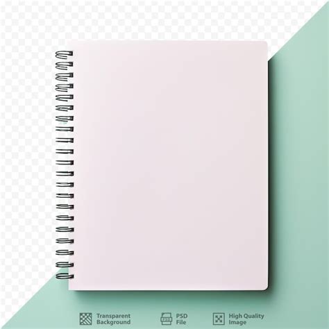 Un Cuaderno De Espiral Con Un Cuaderno Encuadernado En Espiral