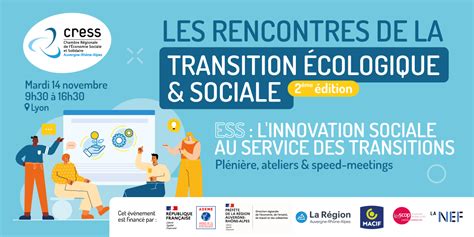 2ème édition des Rencontres de la Transition Ecologique et Sociale